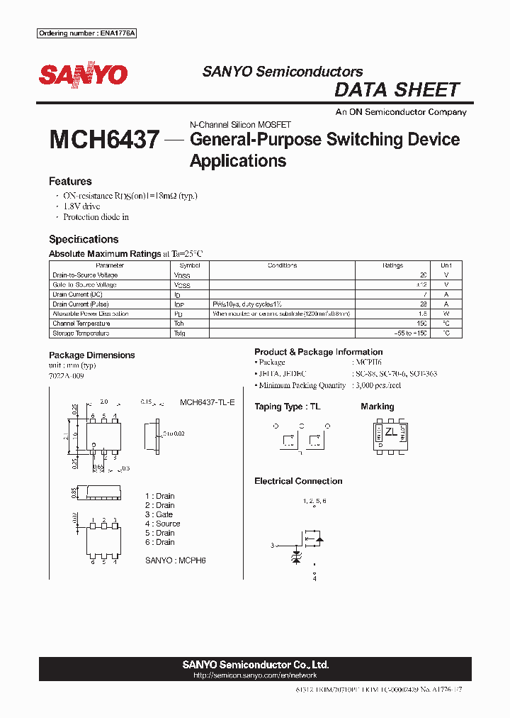 MCH6437_7918548.PDF Datasheet