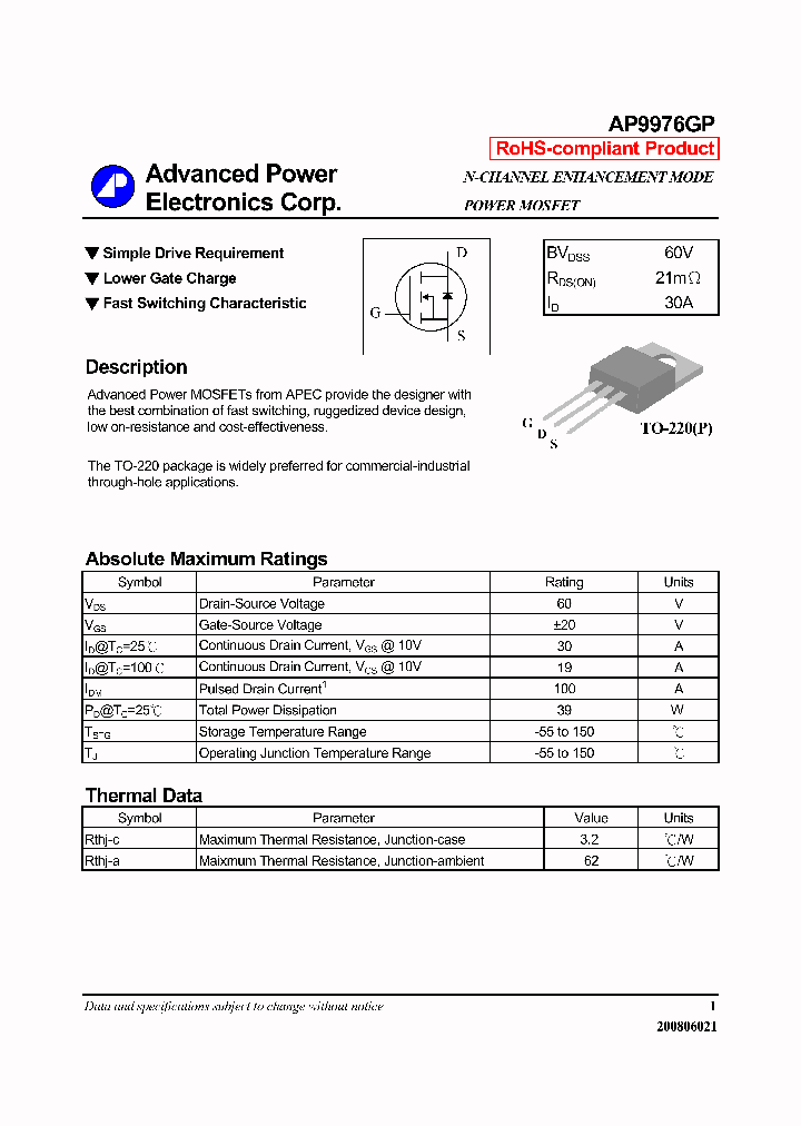 AP9976GP_7923080.PDF Datasheet