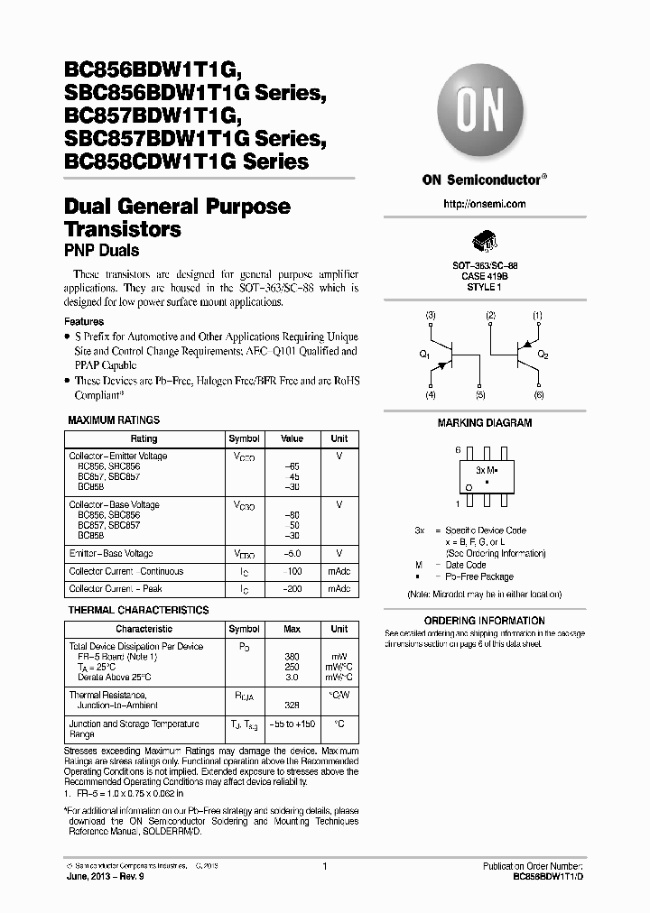 SBC857CDW1T1G_7936468.PDF Datasheet