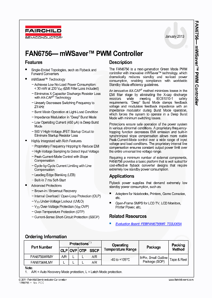 FAN6756AMRMY_7947208.PDF Datasheet