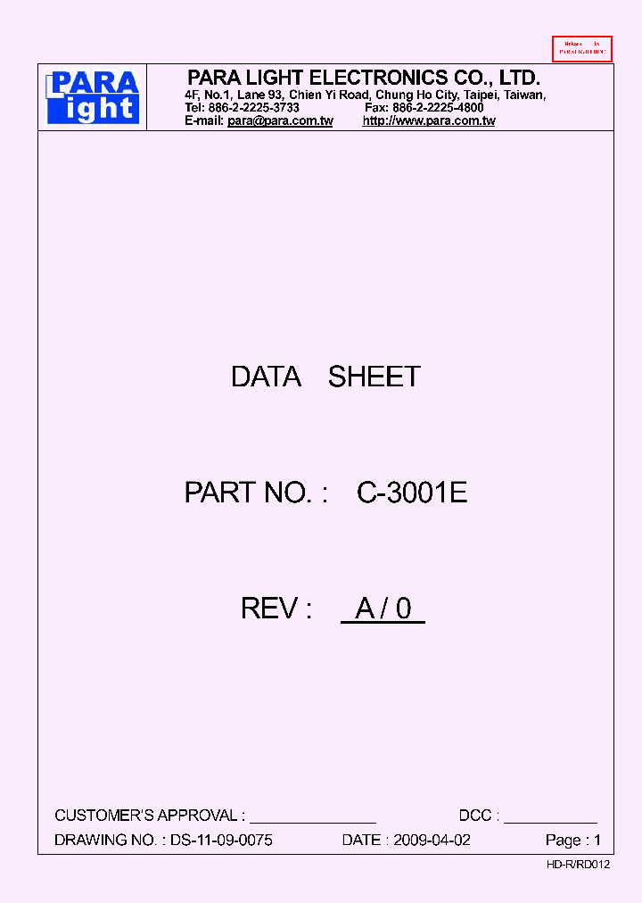 C-3001E_7951447.PDF Datasheet