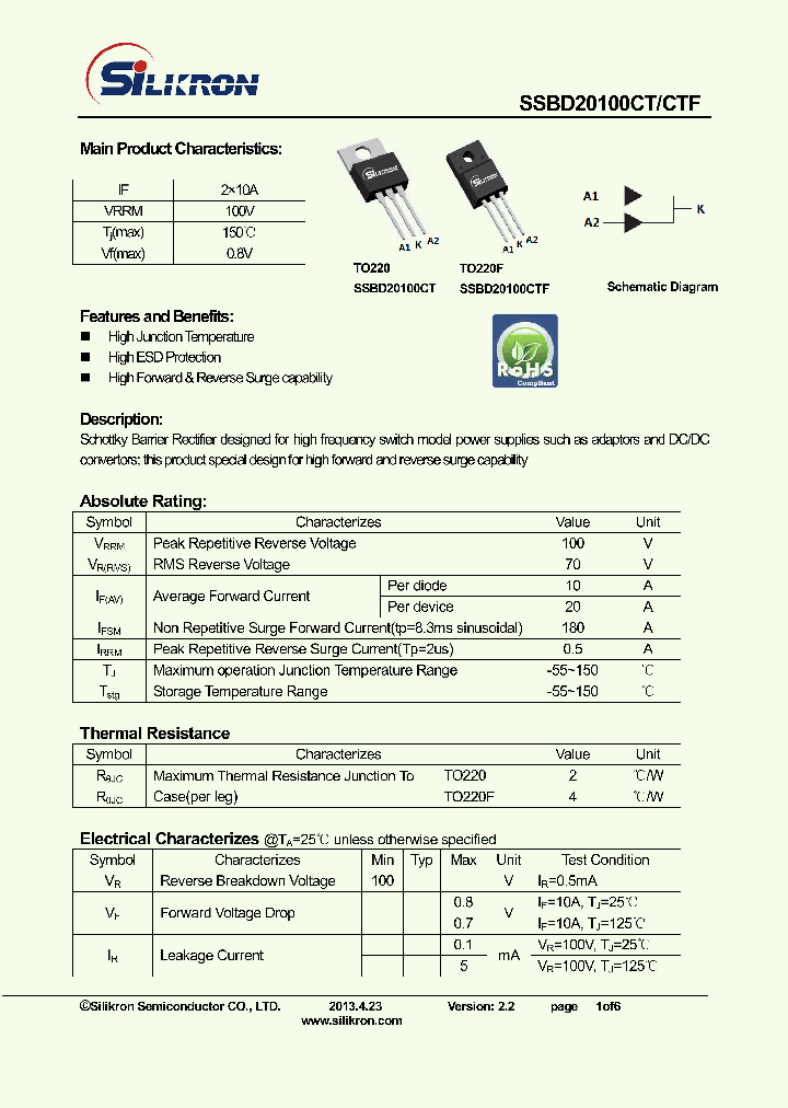 SSBD20100CT_7952848.PDF Datasheet