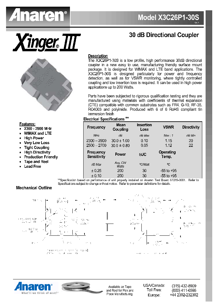 X3C26P1-30S14_7970374.PDF Datasheet