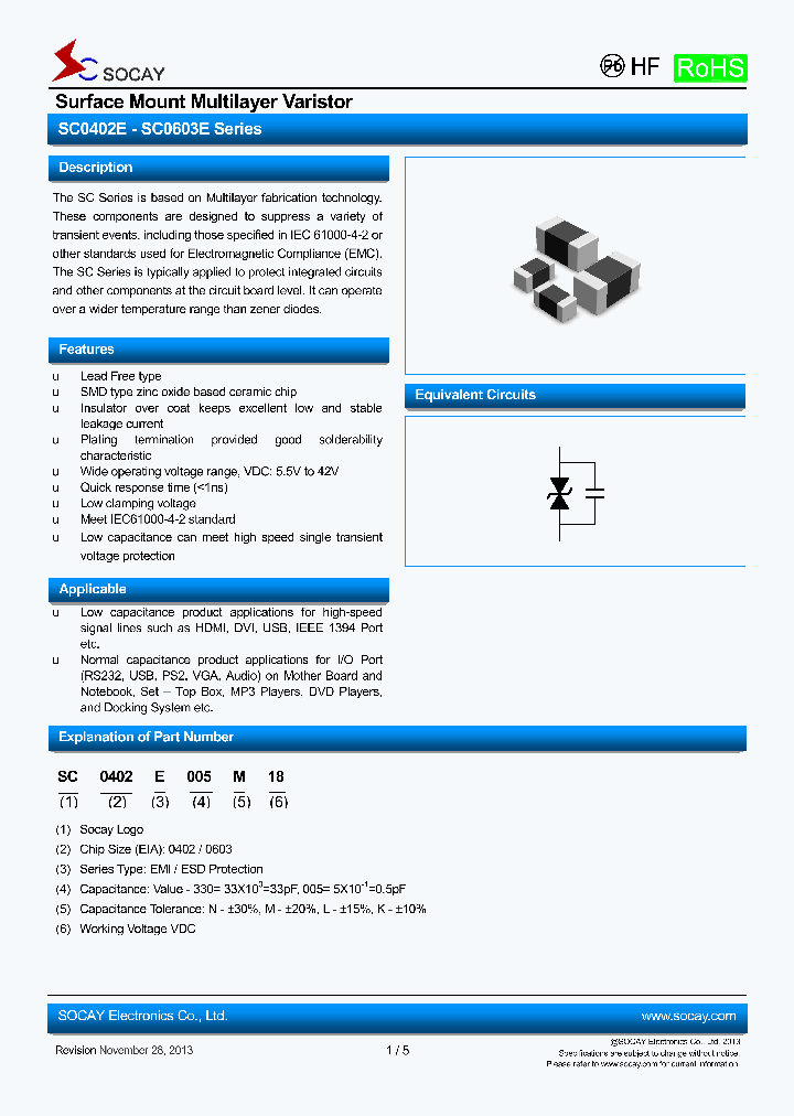 SC0603E010M18_7970633.PDF Datasheet