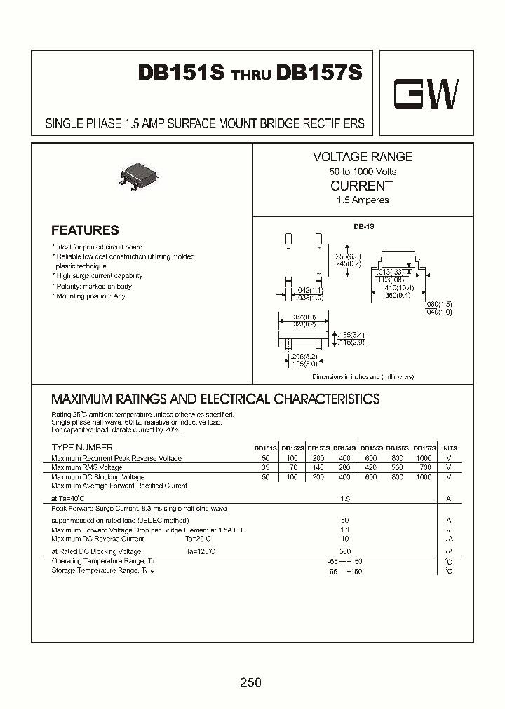 DB154S_8001018.PDF Datasheet
