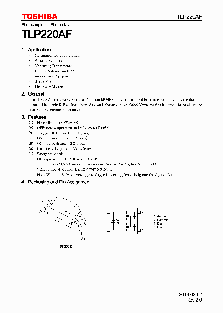 TLP220AF_8011054.PDF Datasheet