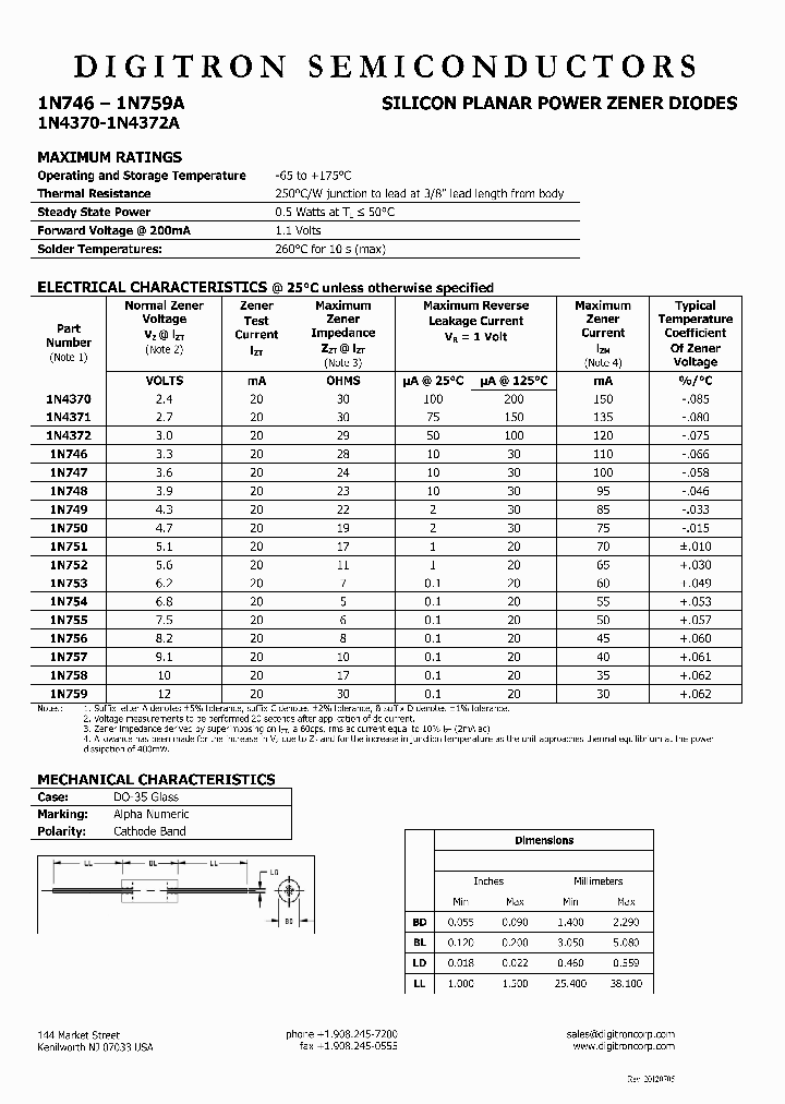 1N746_8012254.PDF Datasheet