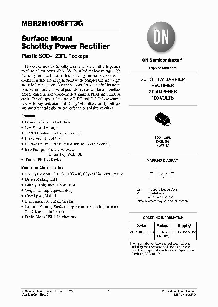 MBR2H100SFT3G_8015386.PDF Datasheet