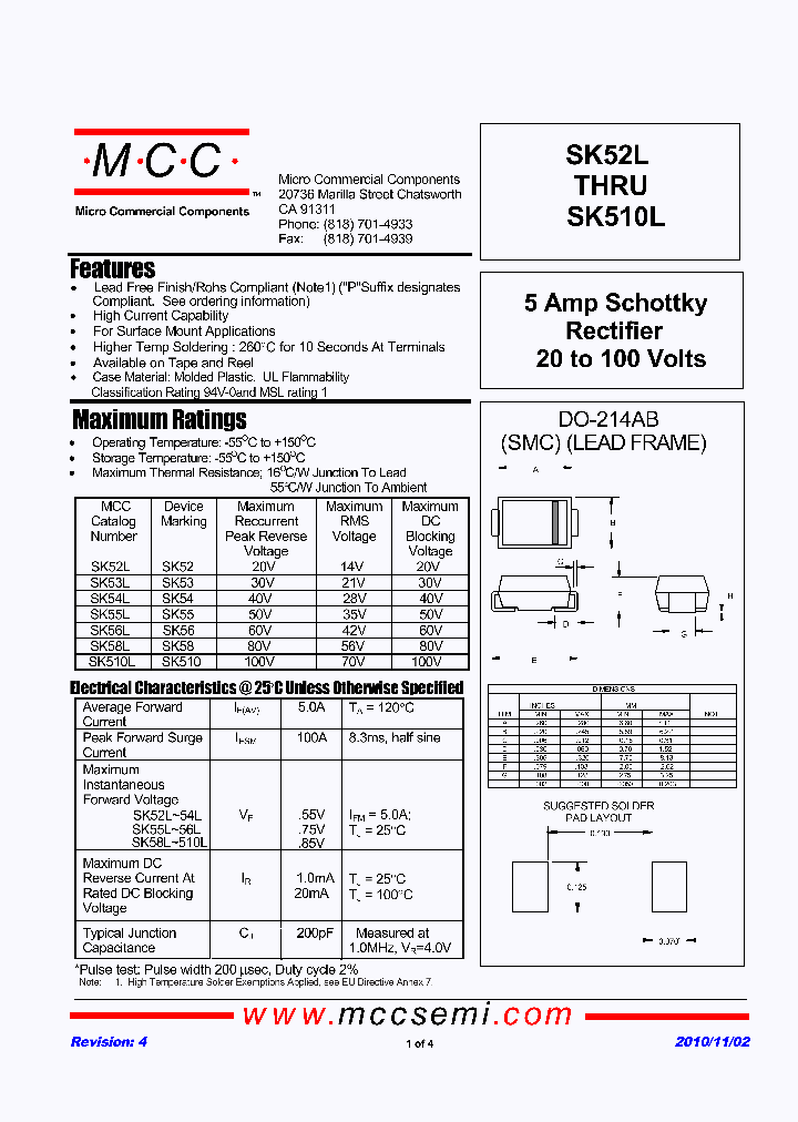 SK510-LTP_8018591.PDF Datasheet