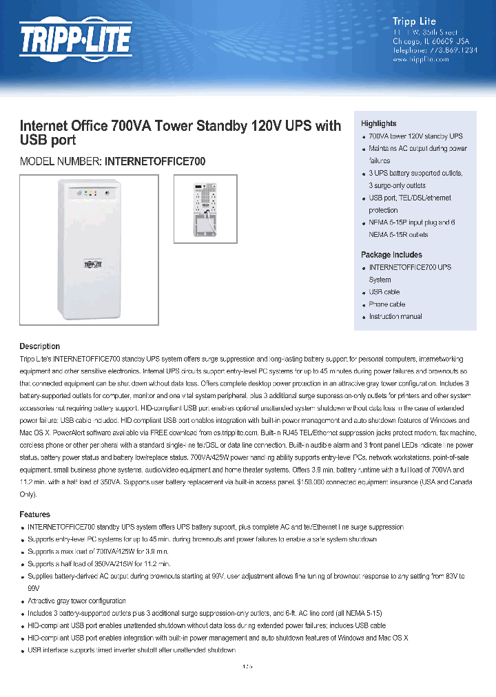 INTERNETOFFICE700_8019773.PDF Datasheet