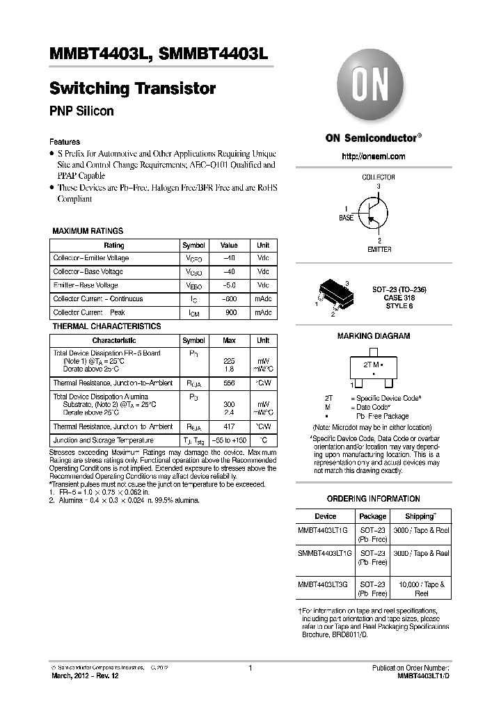 SMMBT4403L_8034651.PDF Datasheet