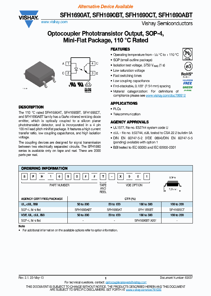 SFH1690BT_8041935.PDF Datasheet