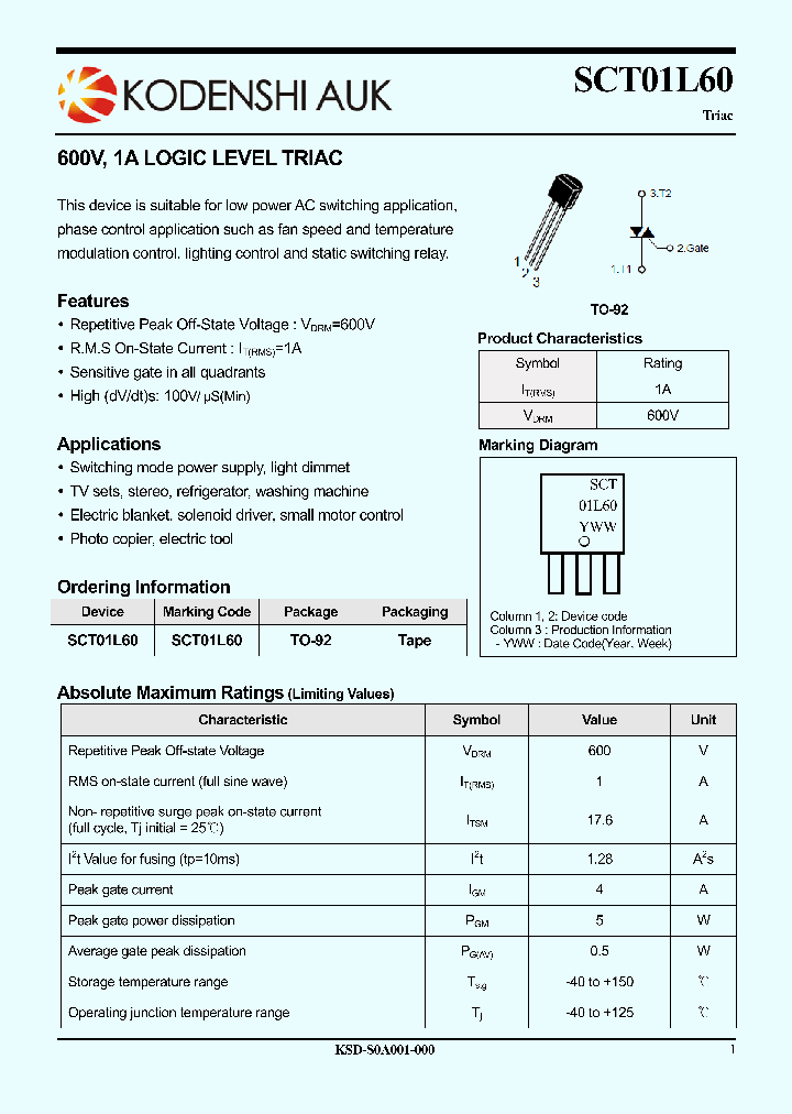 SCT01L60_8046625.PDF Datasheet