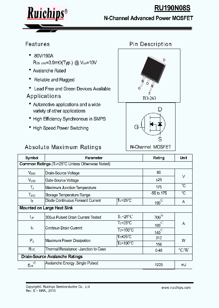 RU190N08S_8045315.PDF Datasheet