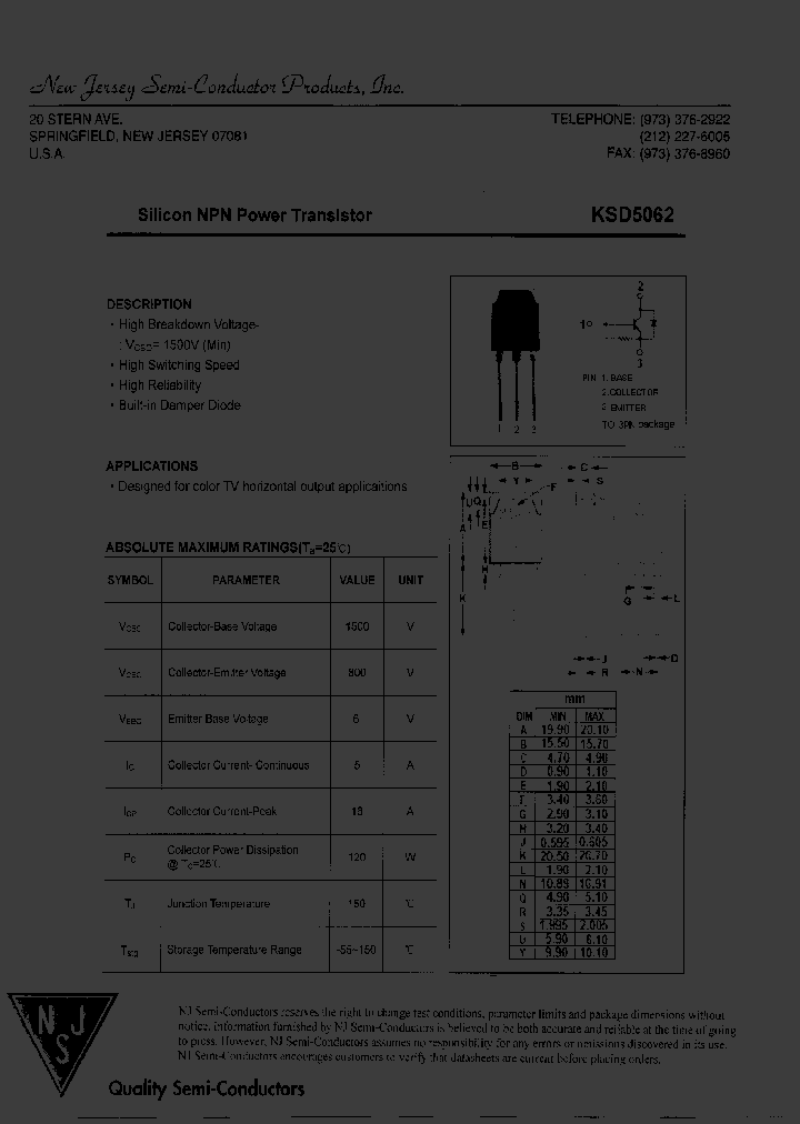 KSD5062_8052140.PDF Datasheet