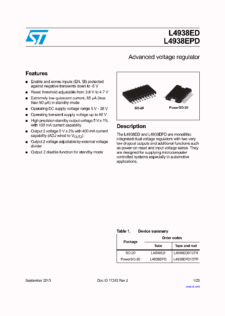 L4938EP_8058819.PDF Datasheet