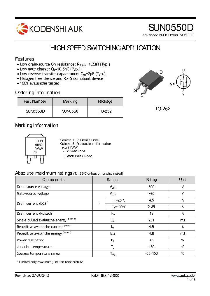 SUN0550D_8063782.PDF Datasheet