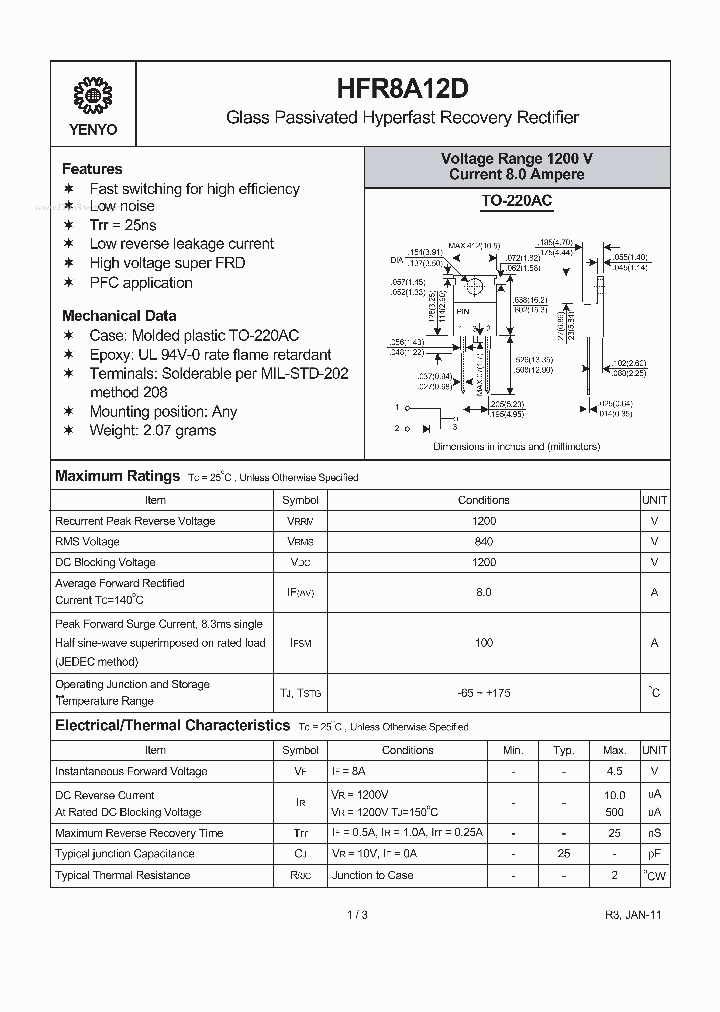 HFR8A12D_7816025.PDF Datasheet