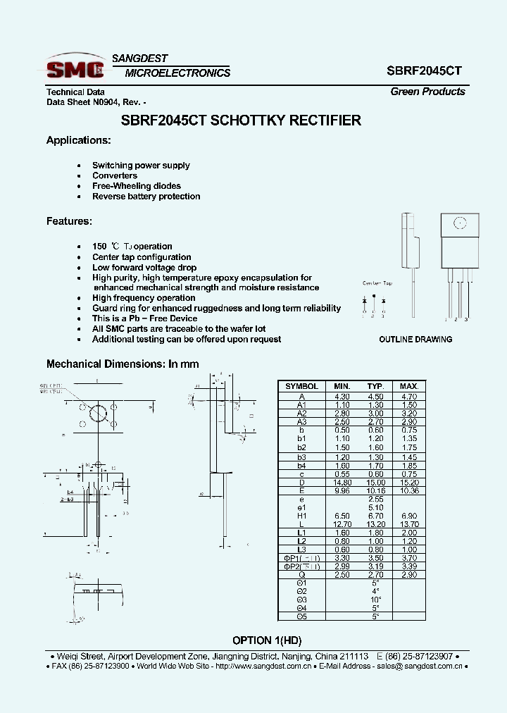 SBRF2045CT_8070885.PDF Datasheet