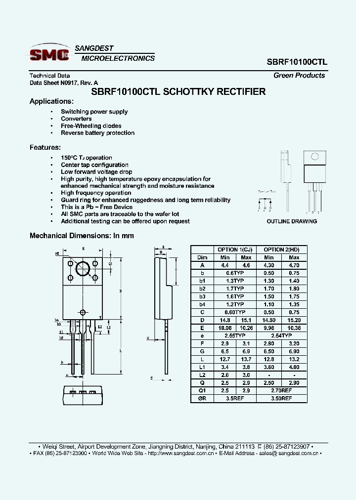 SBRF10100CTL_8070872.PDF Datasheet