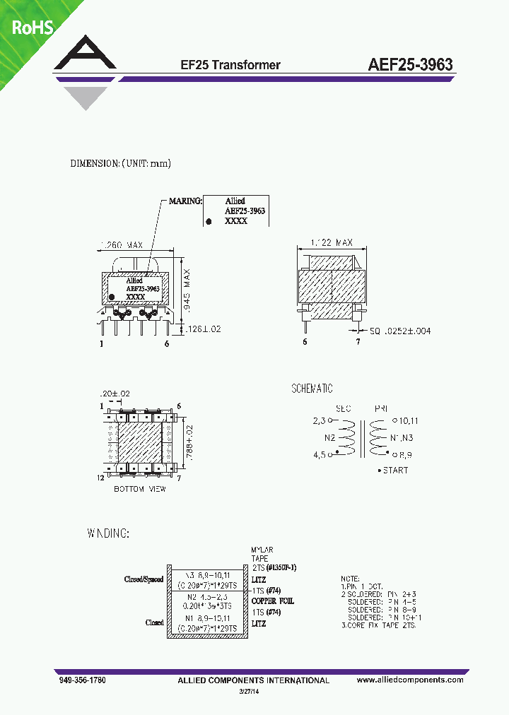 AEF25-3963_8076990.PDF Datasheet