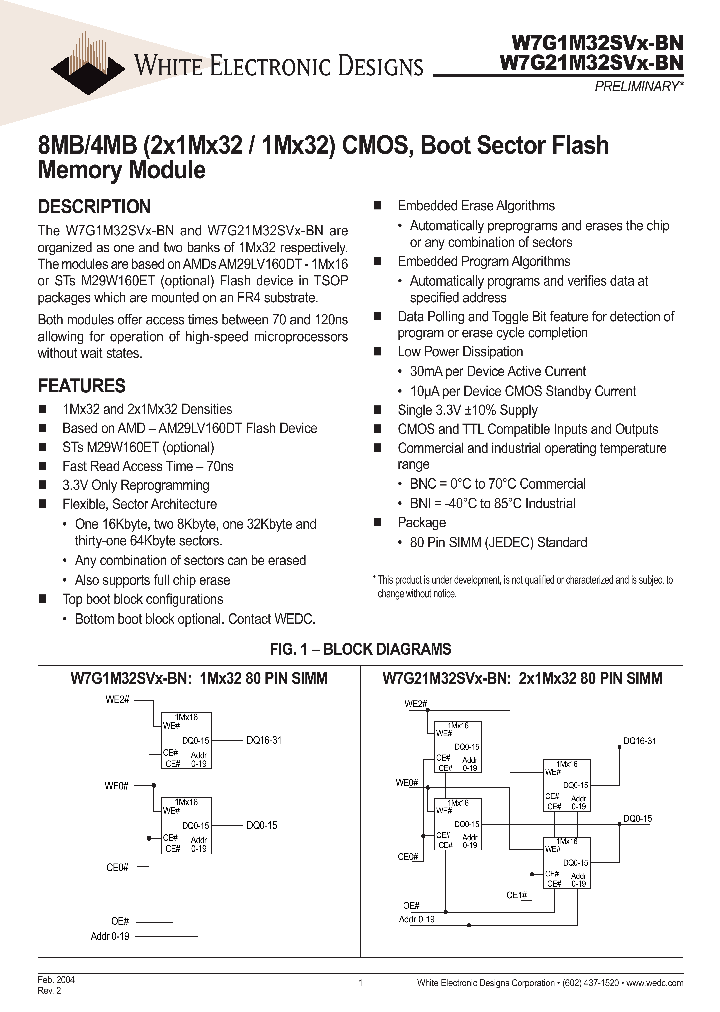 W7G1M32SVX-BN_8081032.PDF Datasheet