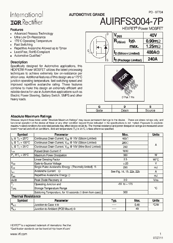 AUIRFS3004-7P_8082971.PDF Datasheet