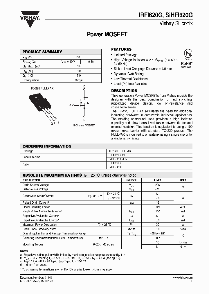 IRFI620GPBF_8085957.PDF Datasheet