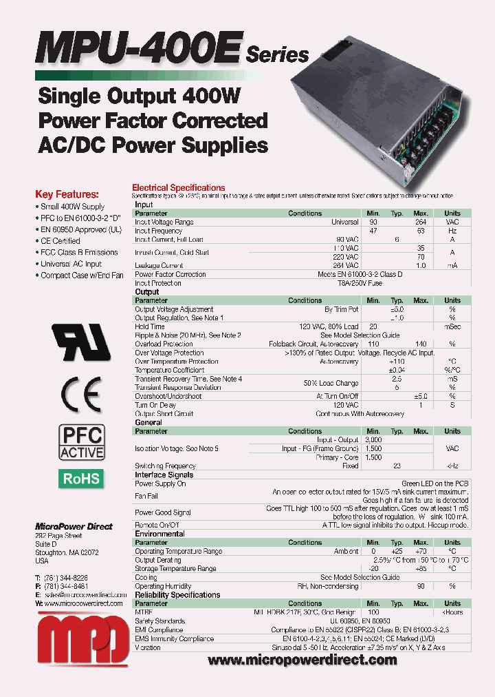 MPU400S12YE_8088554.PDF Datasheet