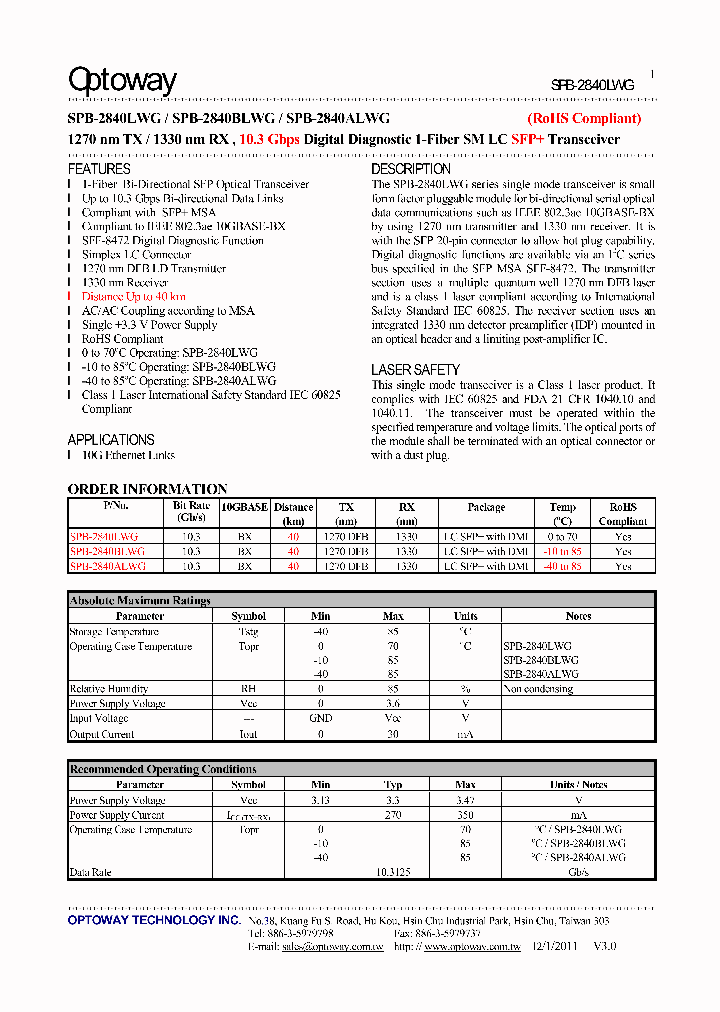 SPB-2840LWG_8092432.PDF Datasheet