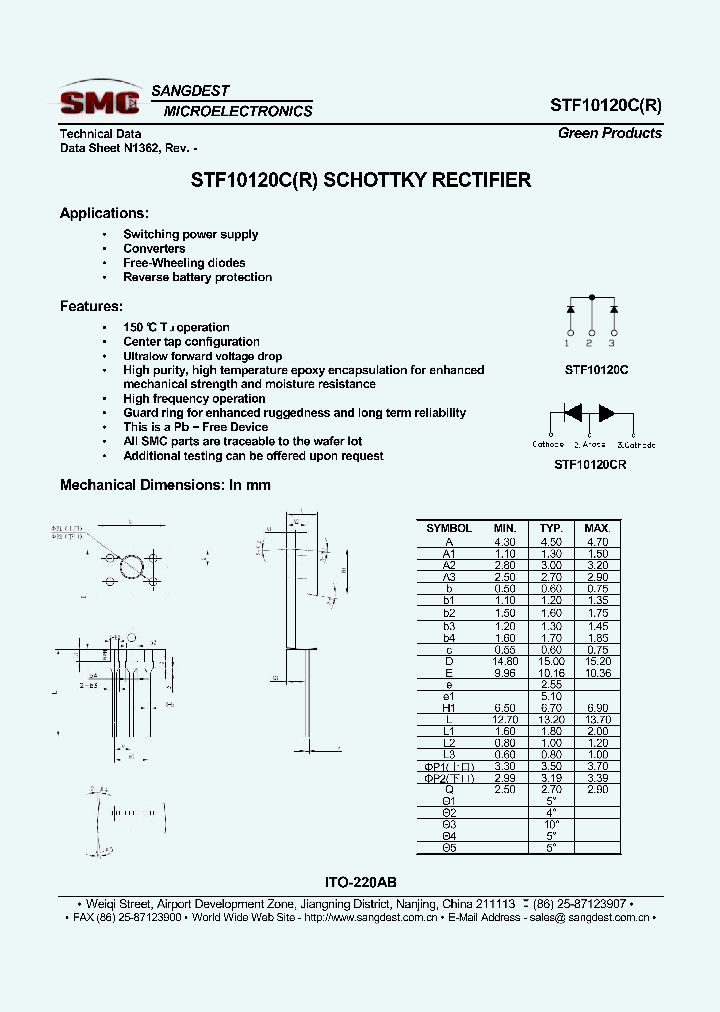 STF10120CR_8097791.PDF Datasheet