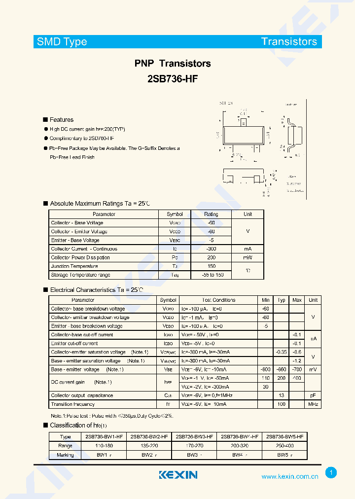 2SB736-BW3-HF_8098717.PDF Datasheet