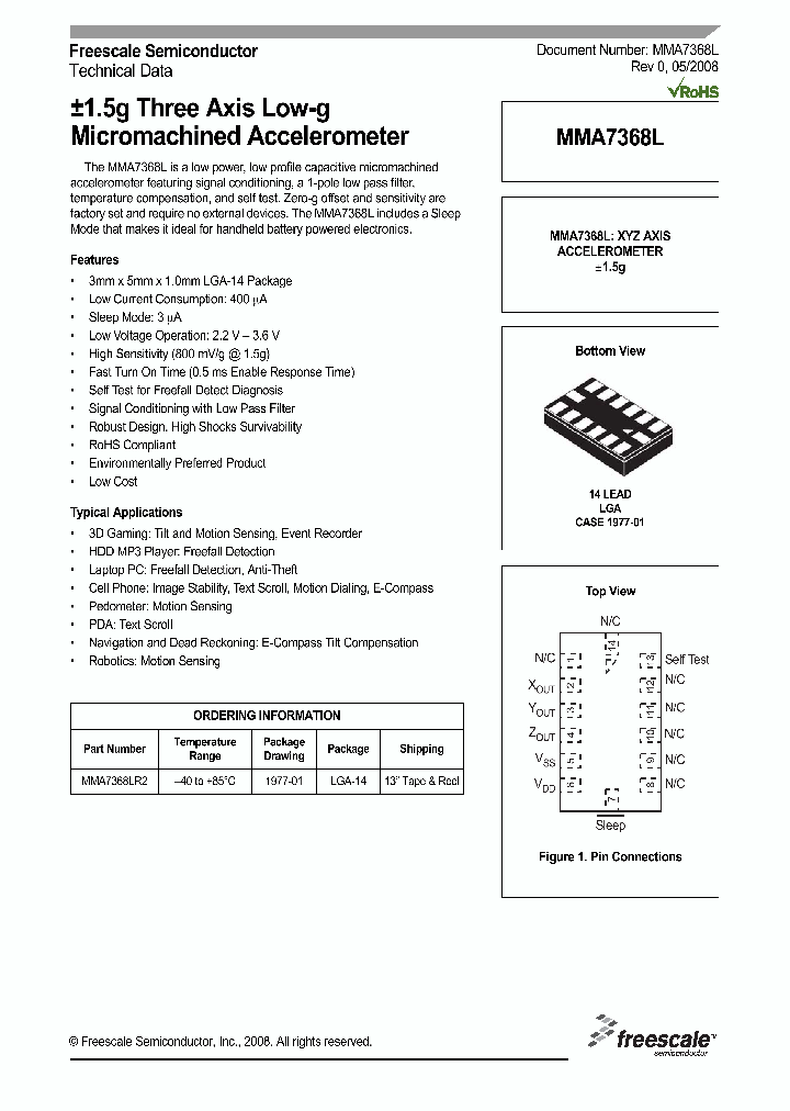 MMA7368FLT_8098905.PDF Datasheet