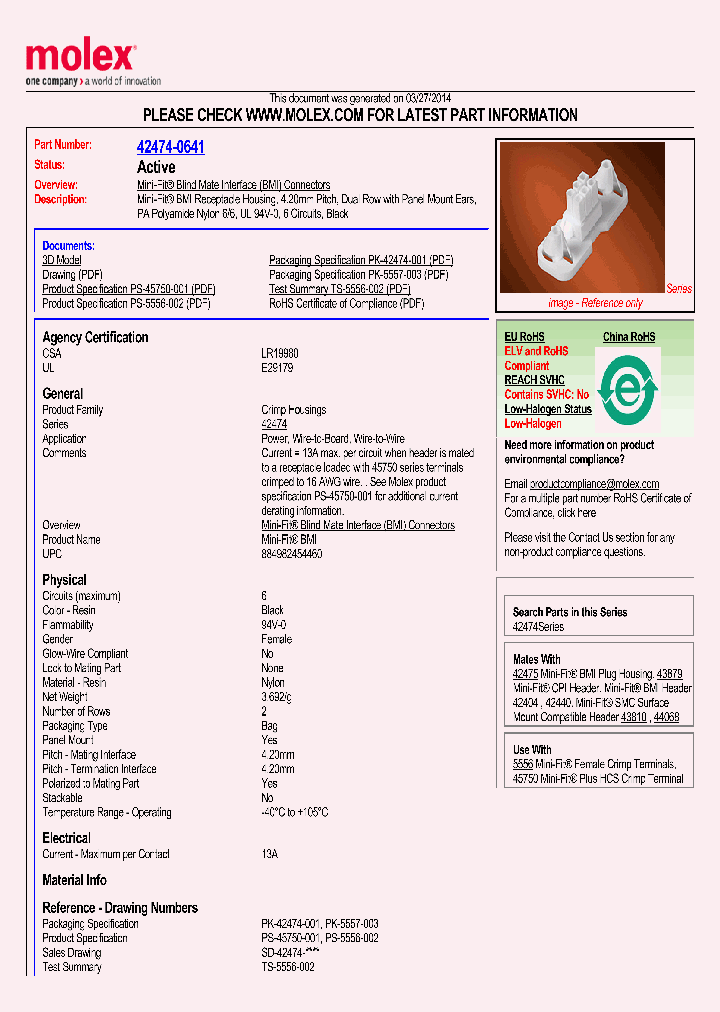 42474-0641_8100659.PDF Datasheet