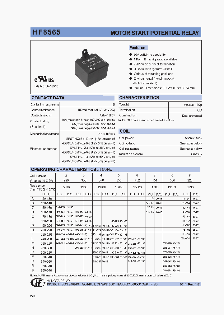 HF8565D6A1_8108658.PDF Datasheet