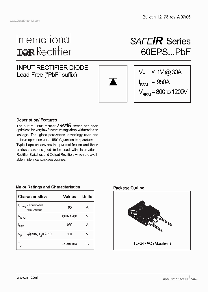 60EPSXXPBF_7820177.PDF Datasheet