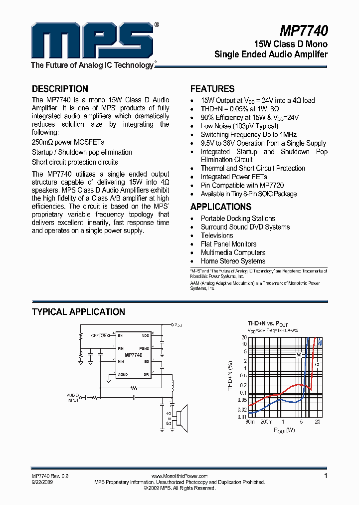 MP7740_8122605.PDF Datasheet