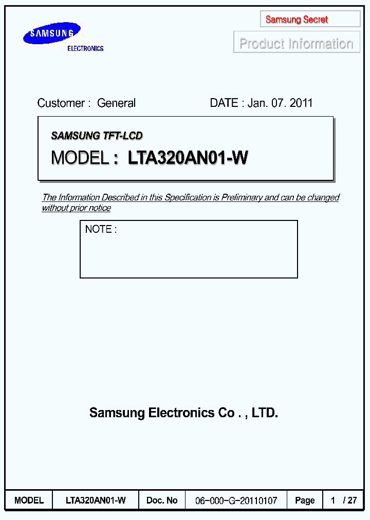 LTA320AN01-W_7820502.PDF Datasheet