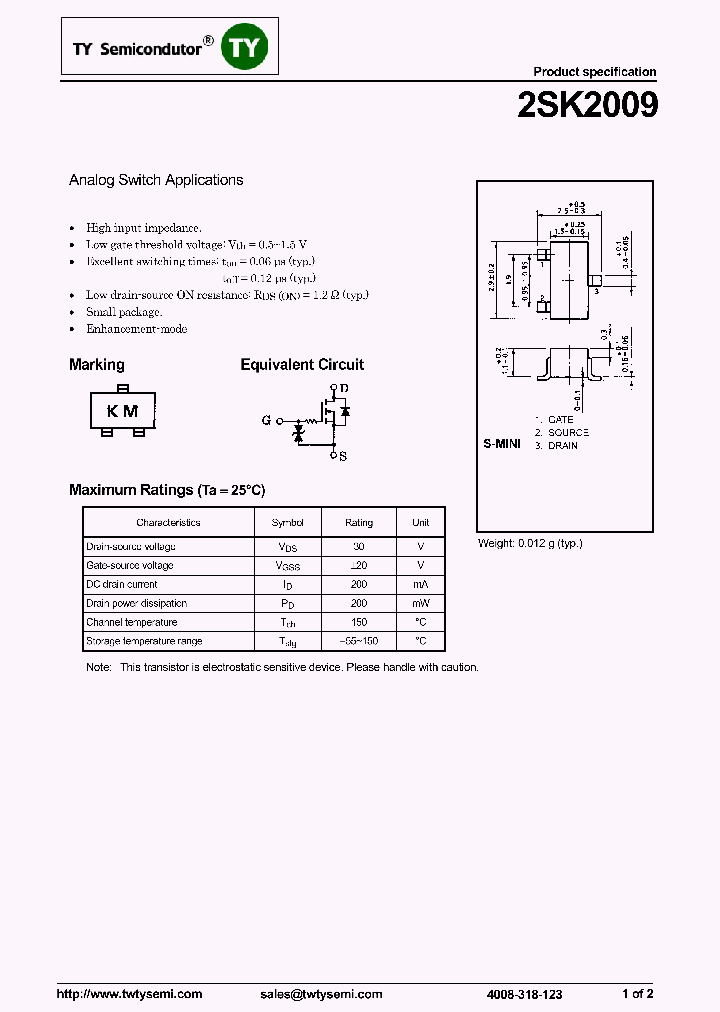 2SK2009_8124496.PDF Datasheet