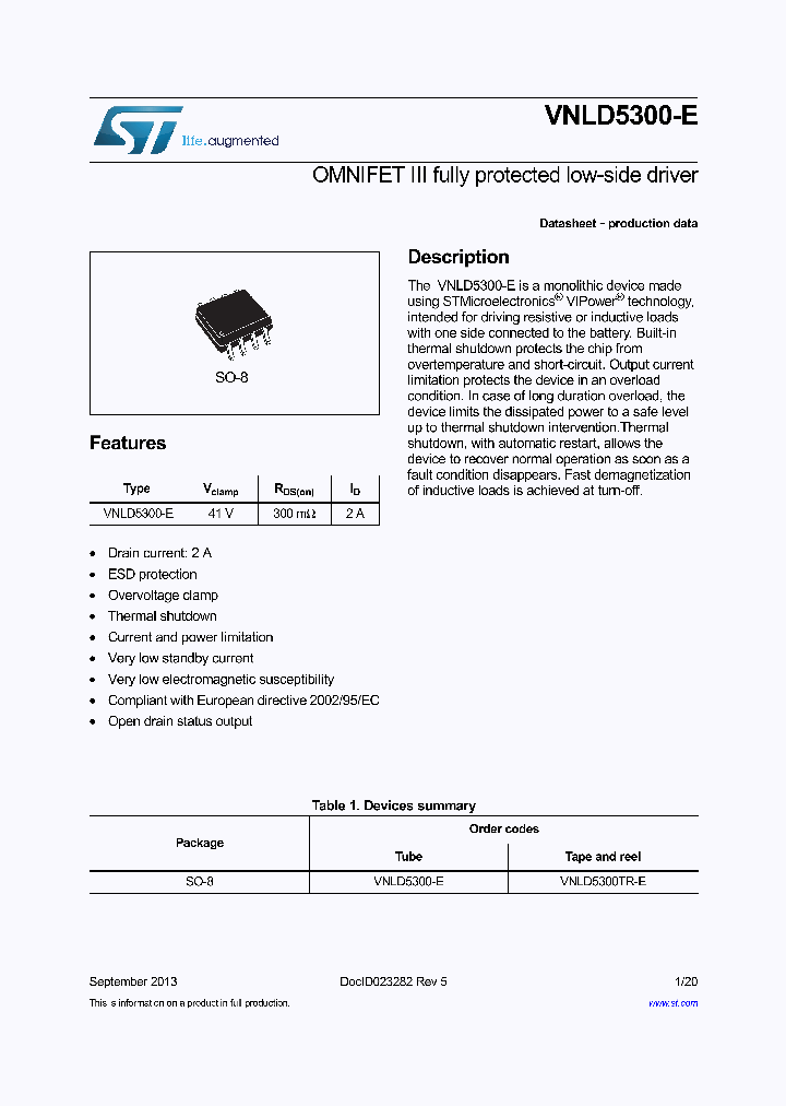 VNLD5300-E_8125682.PDF Datasheet