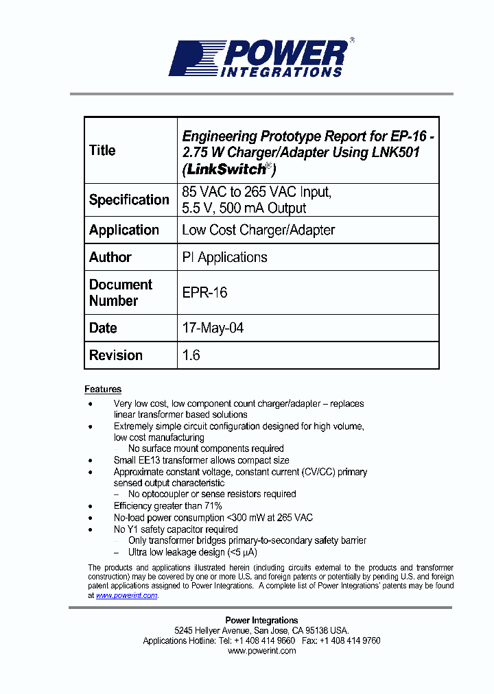EPR-16_8133279.PDF Datasheet