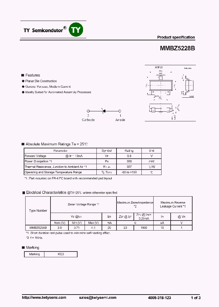 MMBZ5228B_8137075.PDF Datasheet