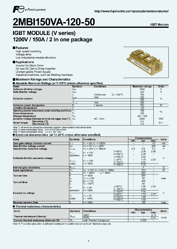 2MBI150VA-120-50_8139212.PDF Datasheet