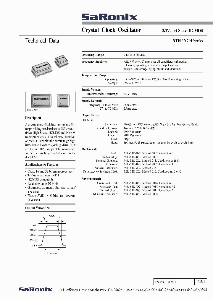 NTH430B3-FREQ_8139185.PDF Datasheet