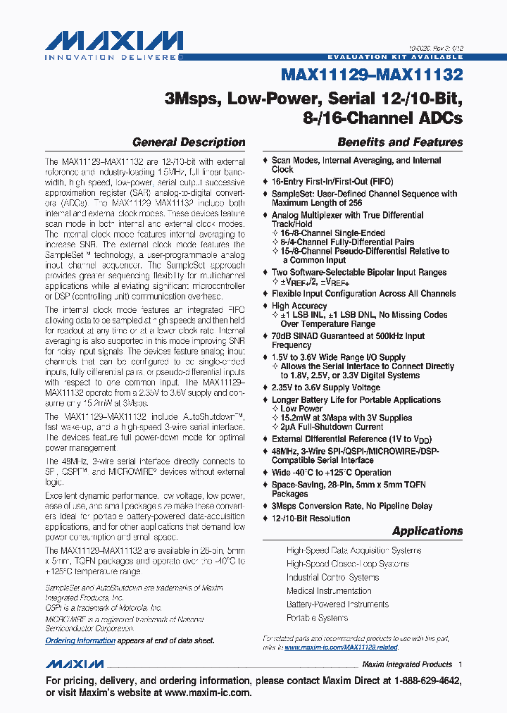 MAX11131ATI_8146118.PDF Datasheet