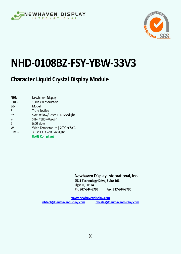 NHD-0108BZ-FSY-YBW-33V3_8151052.PDF Datasheet