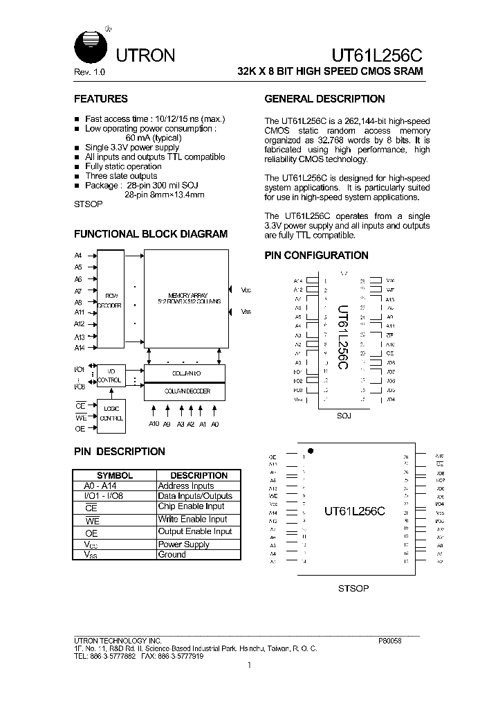 UT61L256CJC-10_8151377.PDF Datasheet