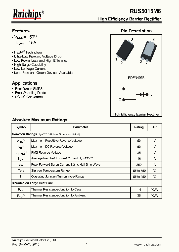 RUS5015M6_8151114.PDF Datasheet