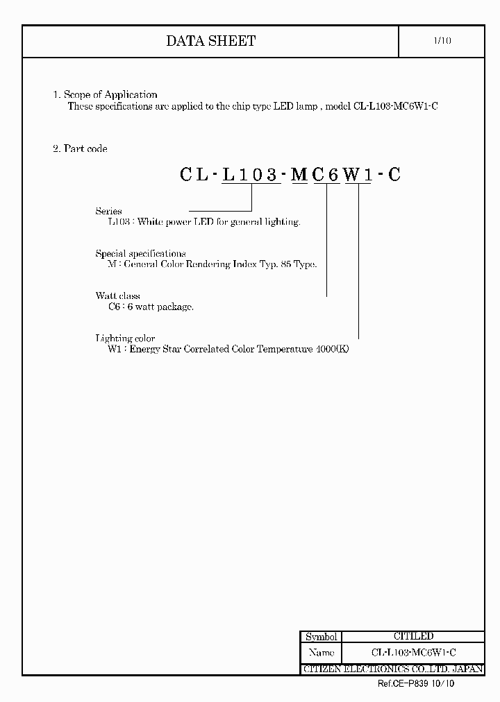 CL-L103-MC6W1-C_8163659.PDF Datasheet