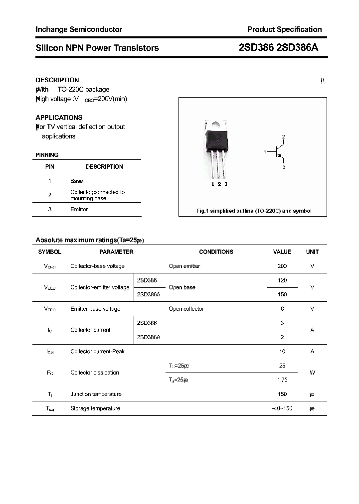 2SD386_8166178.PDF Datasheet